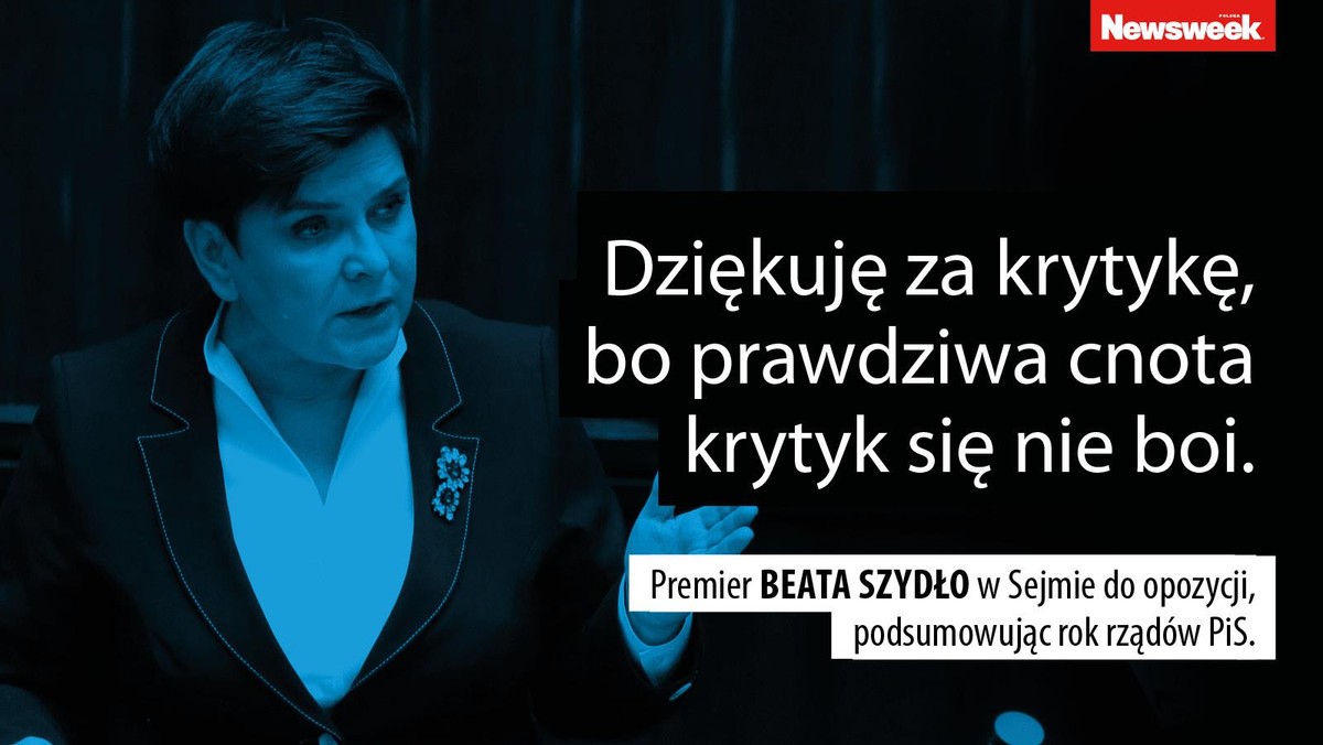 Beata Szydło cytaty tygodnia