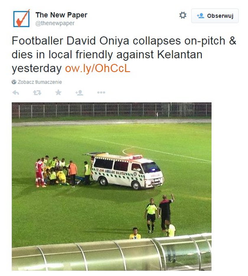 Piłkarz umierał na boisku! Medycy siedzieli na trybunach zamiast go ratować