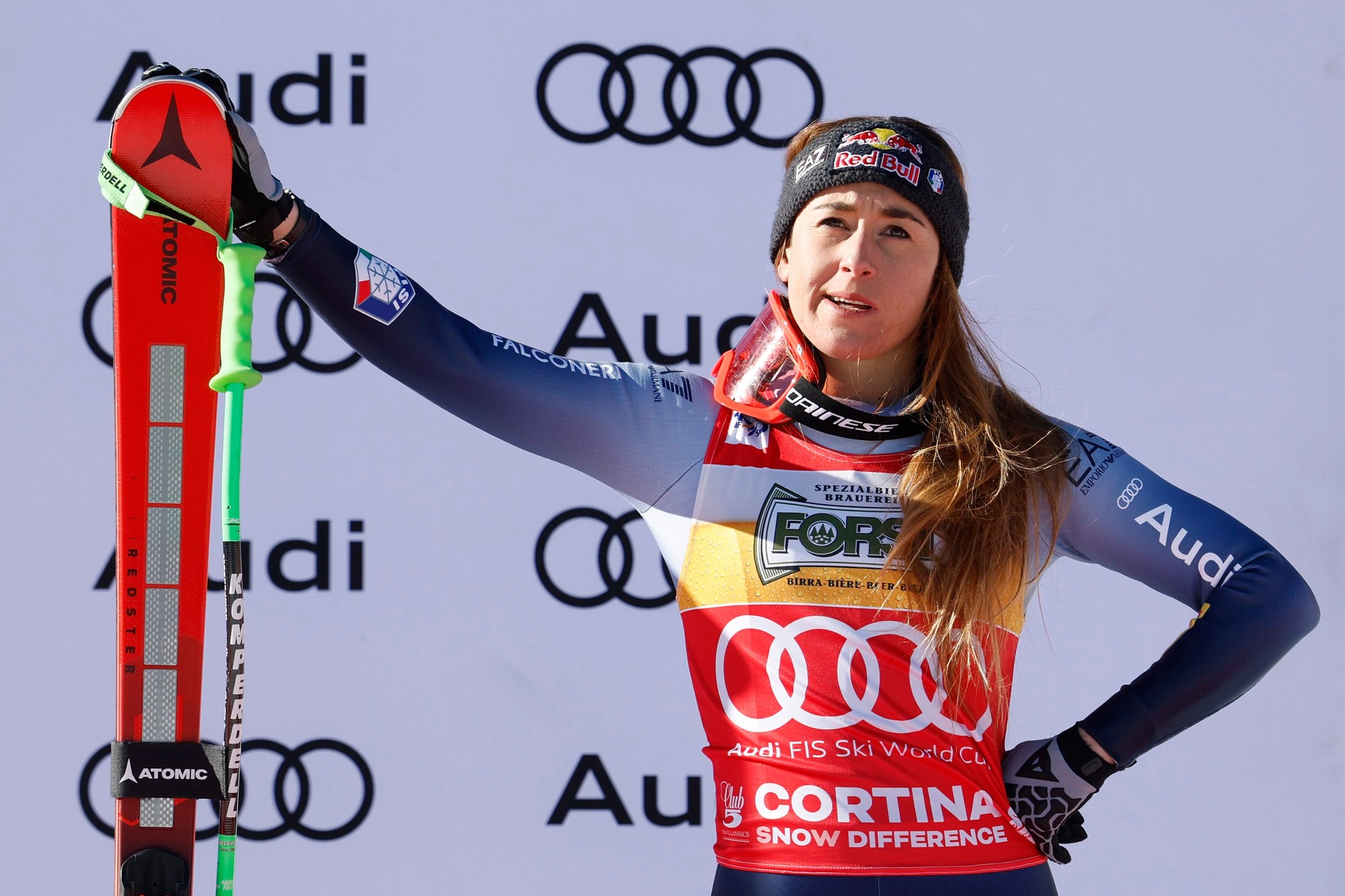 Talianska lyžiarka Sofia Goggiová.