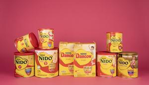 Ici, des produits Nido passés au crible pour cette enquête Ils contiennent en moyenne près de 2 grammes de sucre ajouté par portion © Anne-Laure Lechat