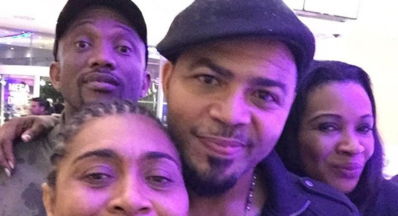 Hilda Dokubo, Ramsey Nouah and Chioma Ude at Durban International Film Festival 2015. 