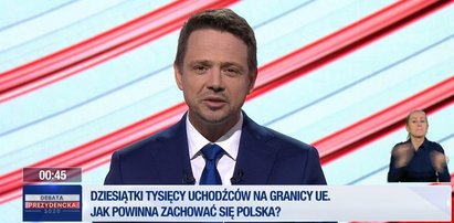 Spięcie w studio TVP. Rafał Trzaskowski kontra prowadzący debatę