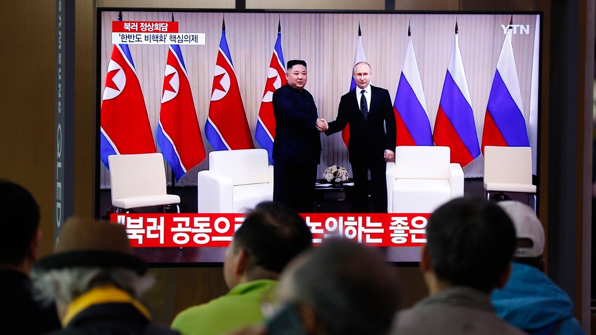 Vladimir Putin, Kim Džong Un, Vladivostok