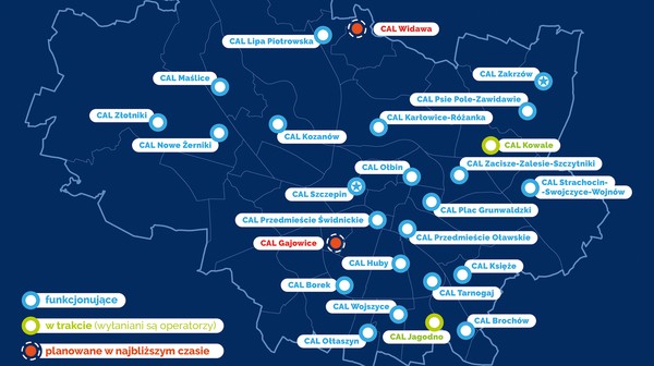 W 2018 roku mieliśmy tylko dwa CAL-e we Wrocławiu. Teraz funkcjonują już 24. 