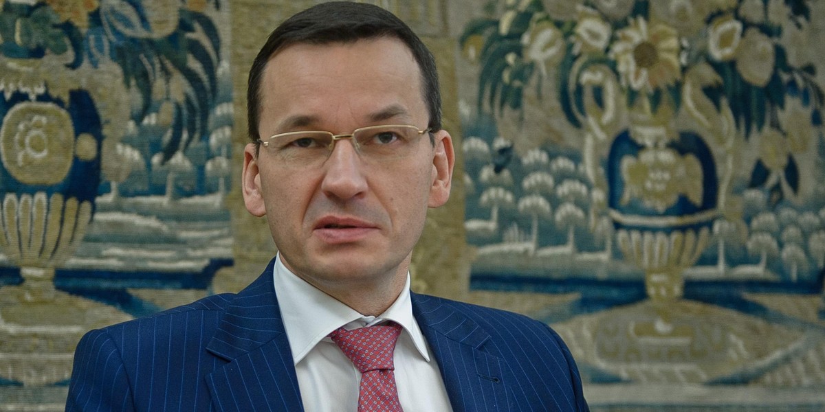 Wicepremier Mateusz Morawiecki