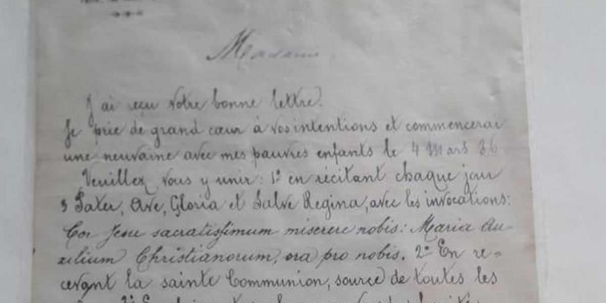 Piła: ksiądz znalazł cenne listy św. Jana Bosko w archiwum