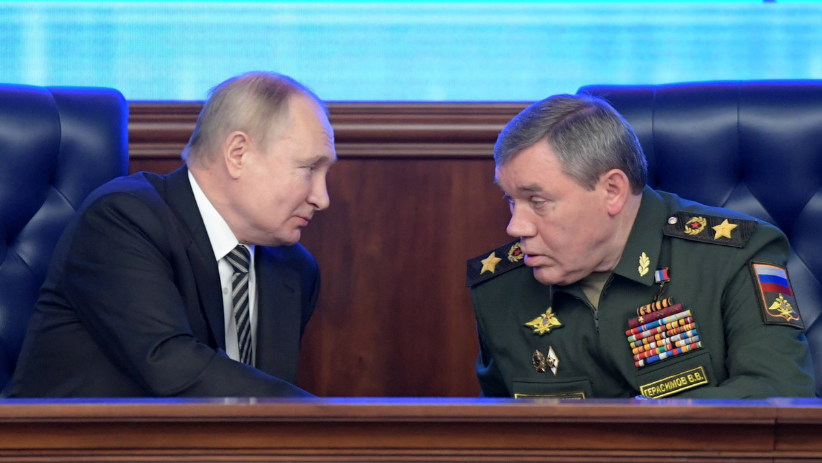 Napięcia w rosyjskim wojsku. Krążą pogłoski o zwolnieniu Gierasimowa