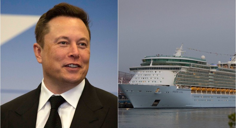 Royal Caribbean is looking to offer Elon Musk's Starlink internet onboard its cruises.