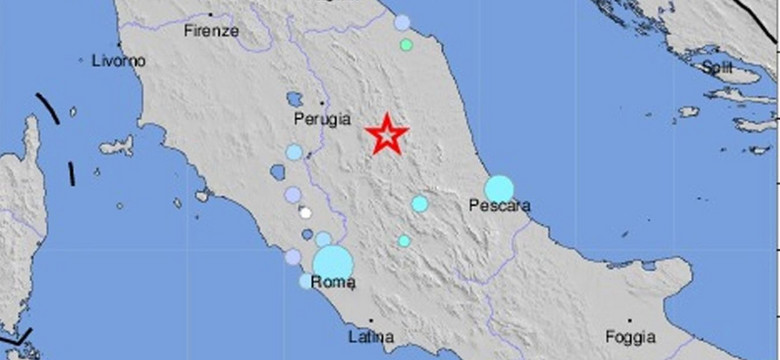 Silne trzęsienie ziemi we Włoszech. Ponad 6 stopni w skali Richtera