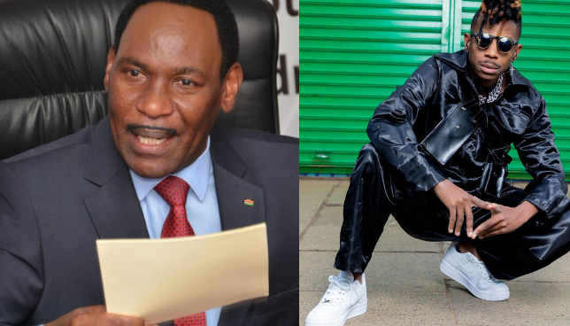 KFCB Boss Ezekiel Mutua and Eric Omondi 