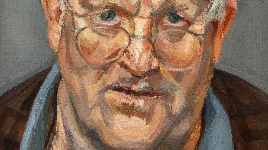 Lucian Freud - "Portret Davida Hockneya"