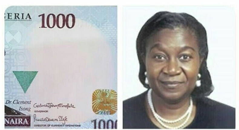 Mrs Priscilla Ekwere Eleje is the first female Director of currency at CBN as well as the first woman to have her signature on the N1,000 note (twitter/TheWCommunity)