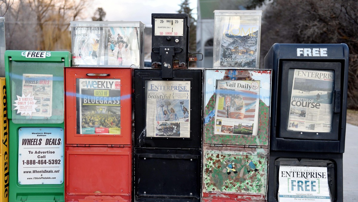 Newspaper boxes