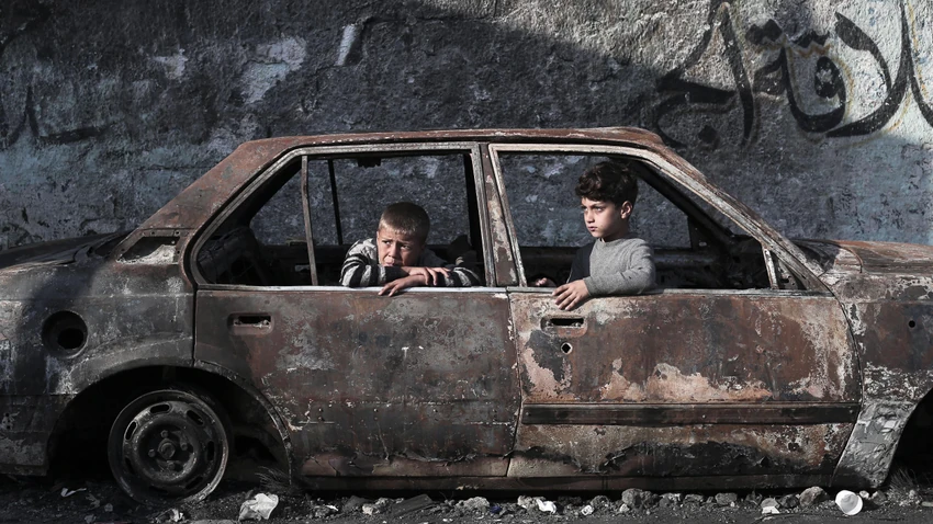 Rafa, Gaza, februar 2024. | Foto: AFP via Getty Images