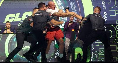Ogromna awantura na konferencji CLOUT MMA 1. Marcin Najman i Paweł Bomba skoczyli sobie do gardeł [WIDEO]