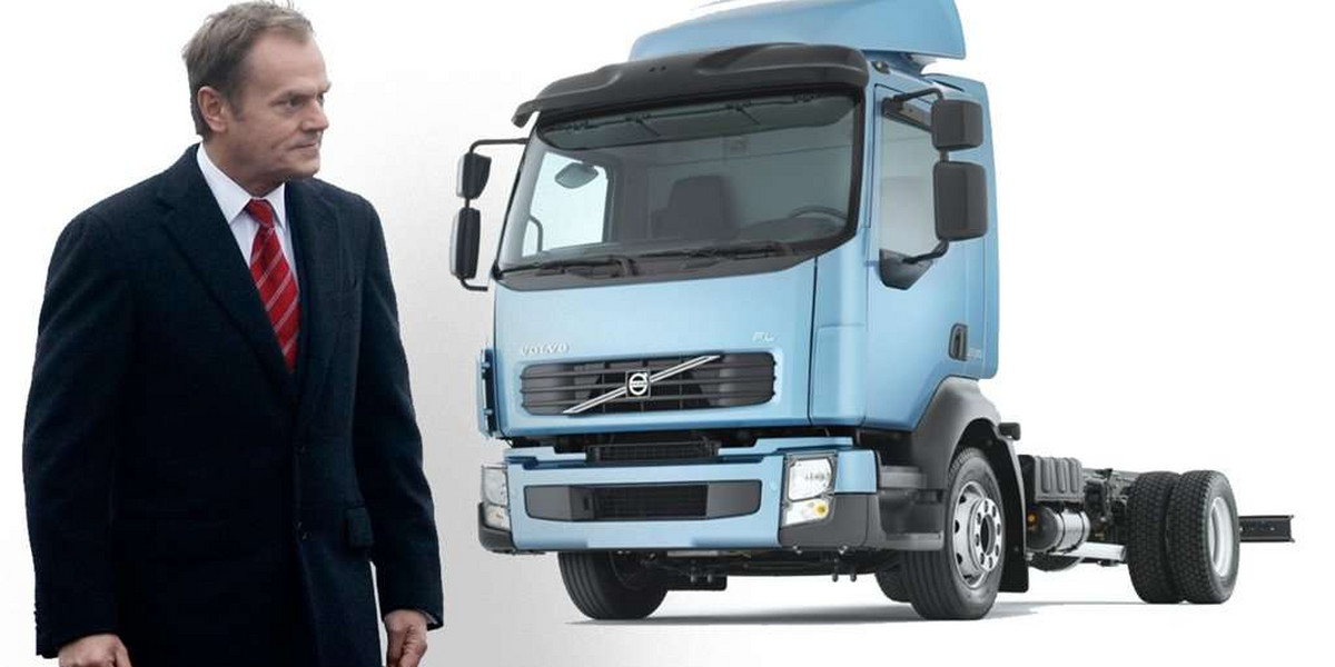 Premier kupił... ciężarówkę