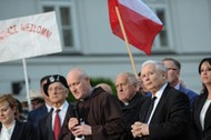 uroczystości przed Pałacem Prezydenckim