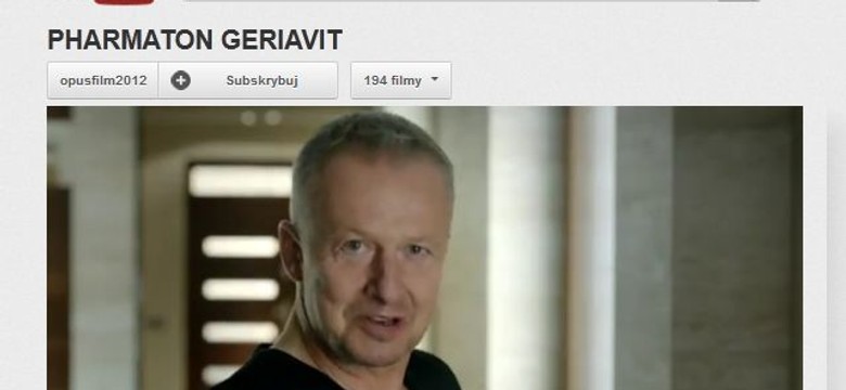 Największy twardziel polskiego kina w reklamie Geriavitu