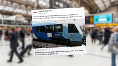"Przygoda" pasażerów w pociągu do Lublina. Maszyna ruszyła w złym kierunku