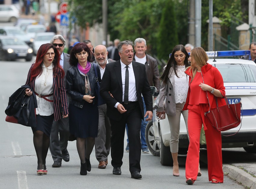 Milutin Jeličić Jutka dolazi na suđenje