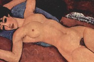 Naga śpiąca Amadeo Modigliani