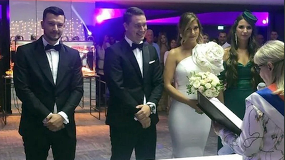 Anđela Đurašković sa mužem