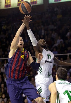 Maciej Lampe znów błysnął w barwach Barcelony