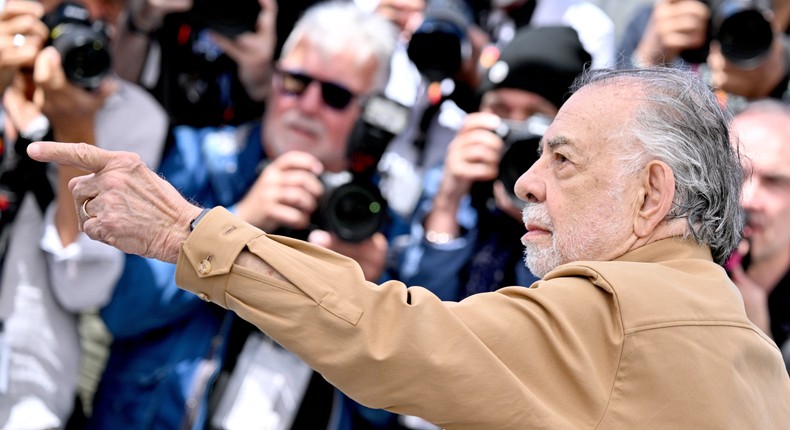 Francis Ford Coppola at the 77th annual Cannes Film Festival.Lionel Hahn/Getty Images