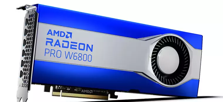 AMD Radeon PRO W6800, W6600 i W6600M - profesjonalne karty z RDNA2