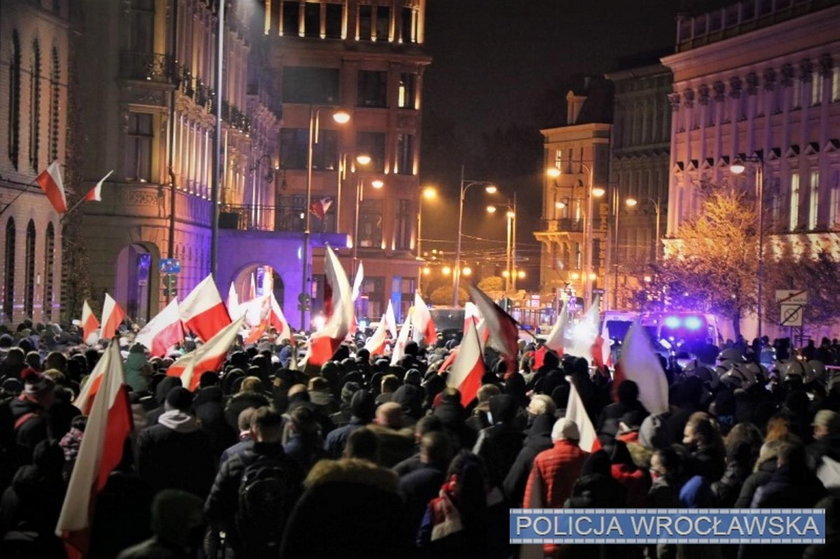 Marsz Niepodległości we Wrocławiu