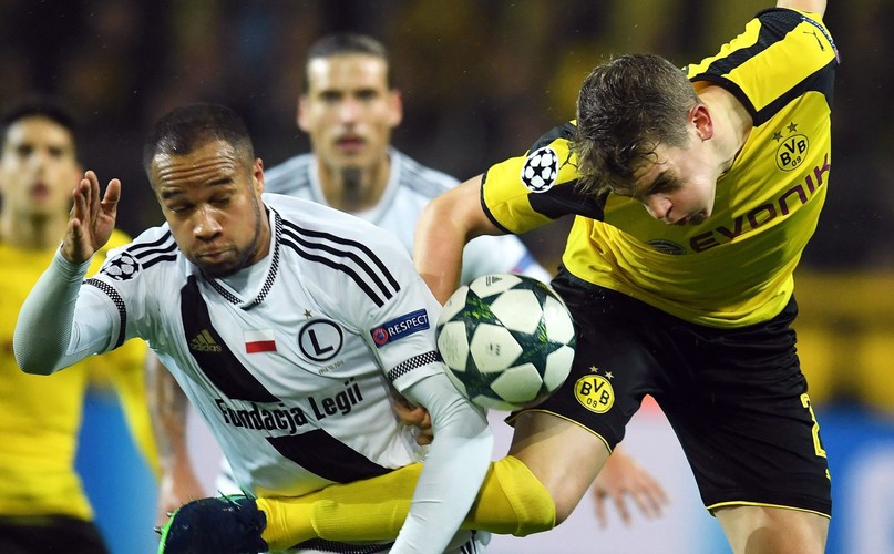 Legia gra z Borussią Dortmund