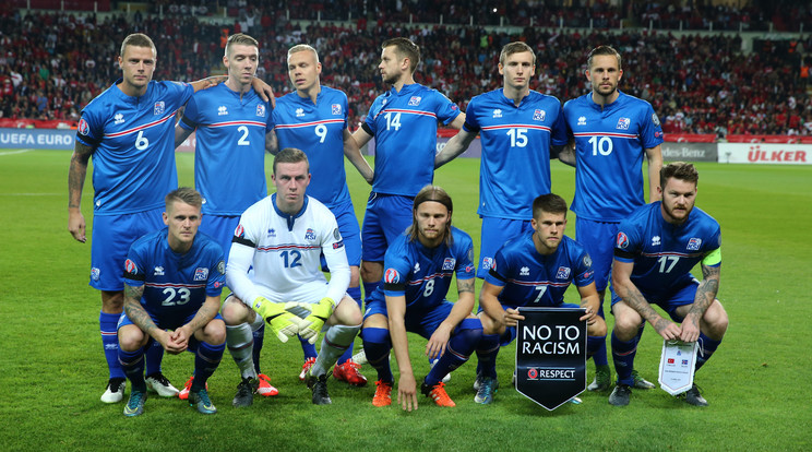 Izland újonc az Európa-bajnokságon/Fotó: AFP