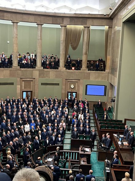 Jarosław Kaczyński w Sejmie