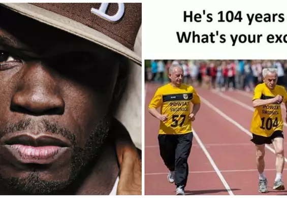 50 Cent o polskim biegaczu ze Świdnicy "On ma 104 lata. Jaka jest twoja wymówka?"