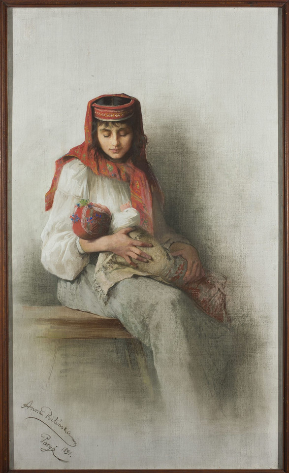 Anna Bilińska - "Jedyna pociecha" (1891) 