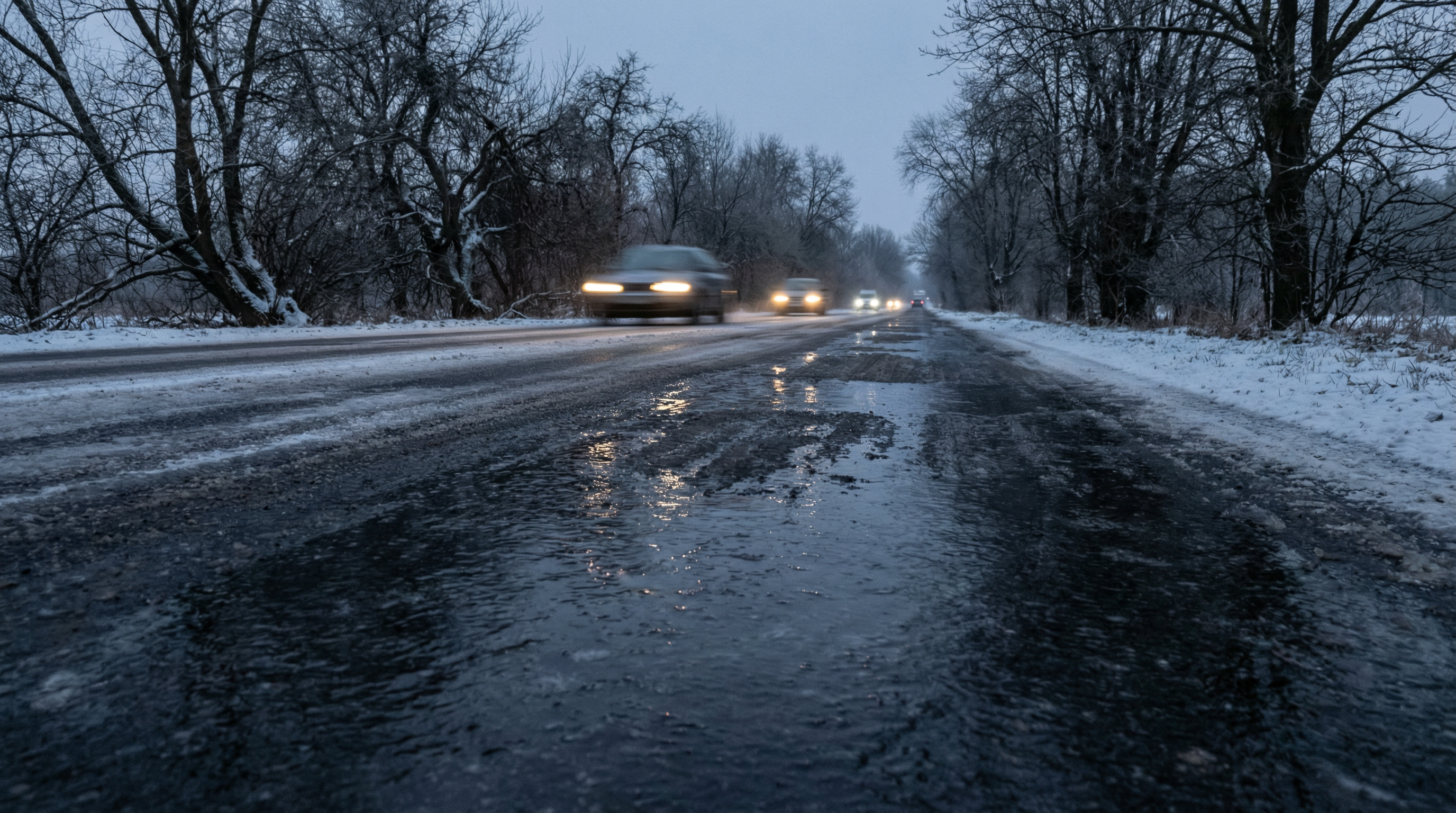IMGW ostrzega: od 17:00 niebezpieczne oblodzenie w mazowieckim, lubelskim i podlaskim