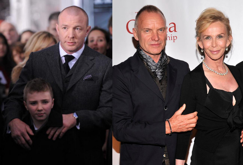 Guy Ritchie, Trudie Styler i Sting