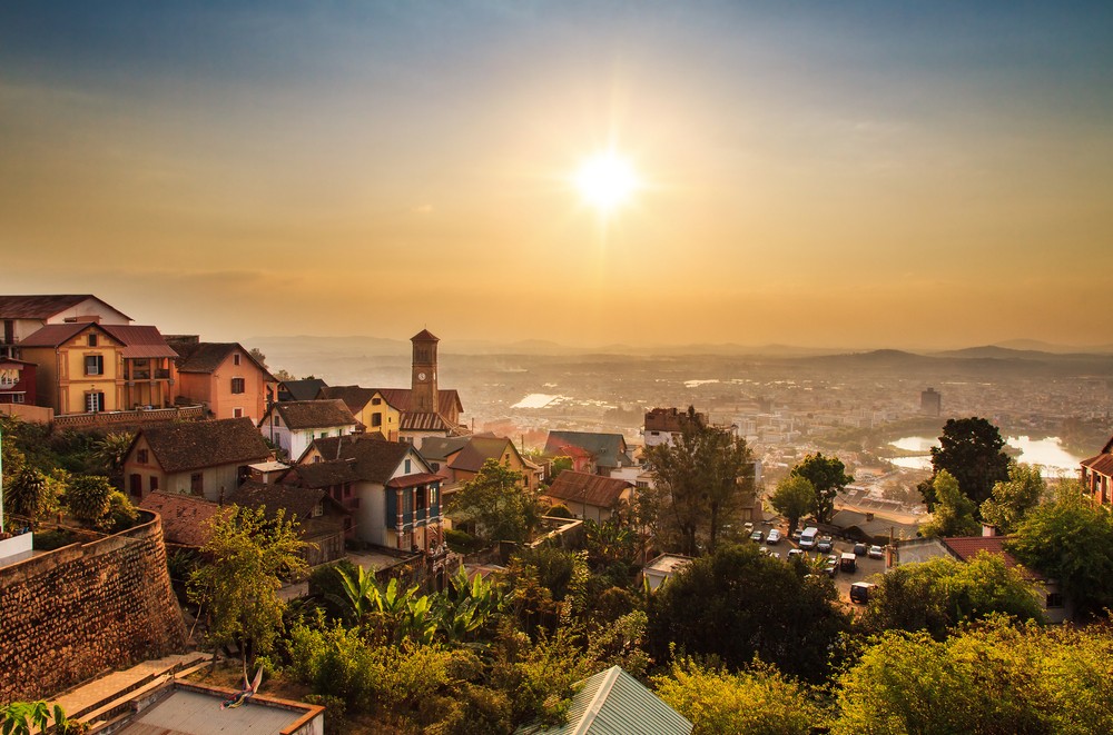 Hlavné mesto Madagaskaru Antananarivo