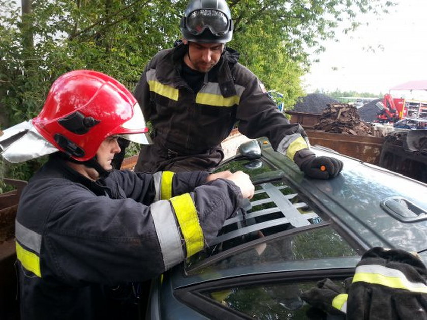 Zdjęcia z ćwiczeń strażackich