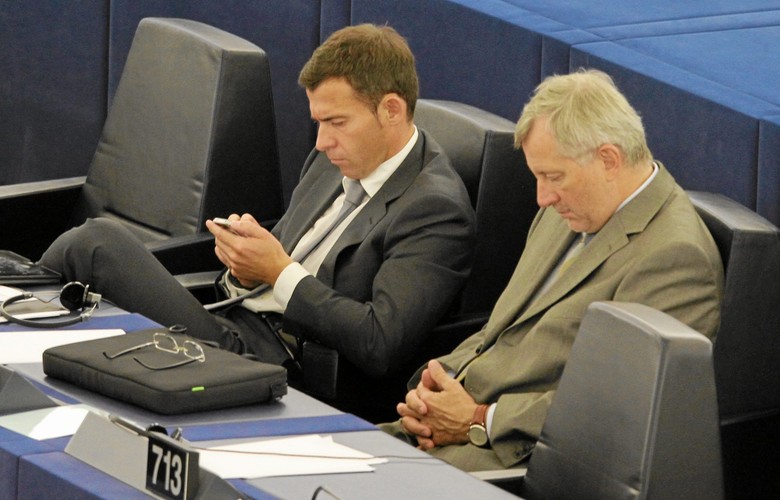 Wojciech Olejniczak i Marek Siwiec