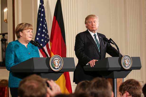 Angela Merkel i Donald Trump