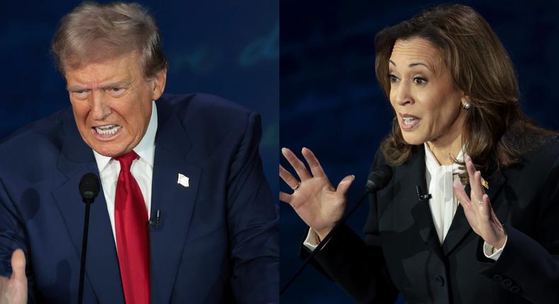 Vice President Kamala Harris knocked former President Donald Trump off his game during their debate.Win McNamee/Getty Images