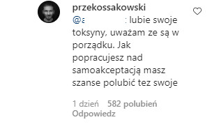 Przemek Kossakowski na Instagramie