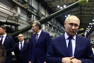 Władimir Putin w fabryce broni w Niżnym Tagile
