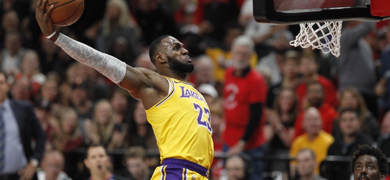 Liga NBA: Porażka Los Angeles Lakers w debiucie LeBrona Jamesa