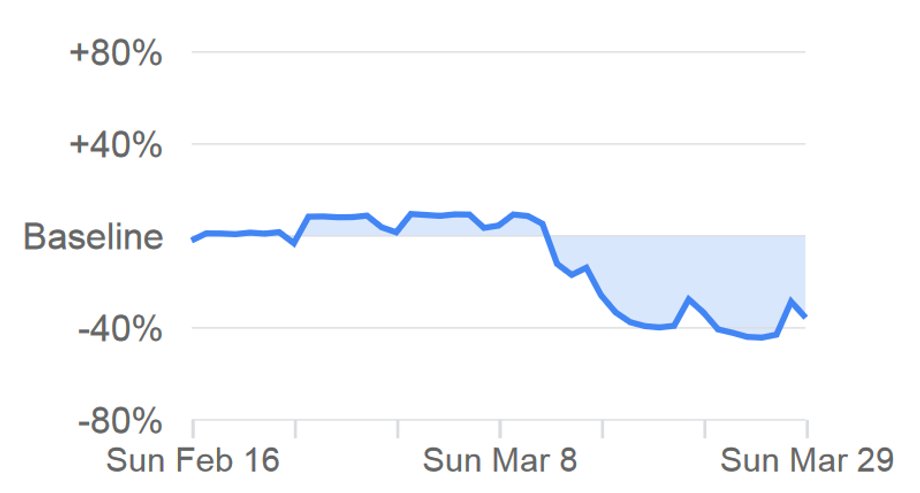 Ruch w Polsce według Google