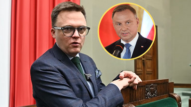 Szymon Hołownia zażartował z Andrzeja Dudy. "Pan prezydent zniknie nam z widoku?"