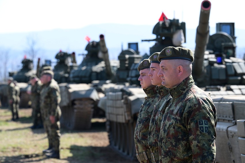 Realizacija taktičkih uvežbavanja tenkista Vojske Srbije poligonu "Rujnik" kod Niša
