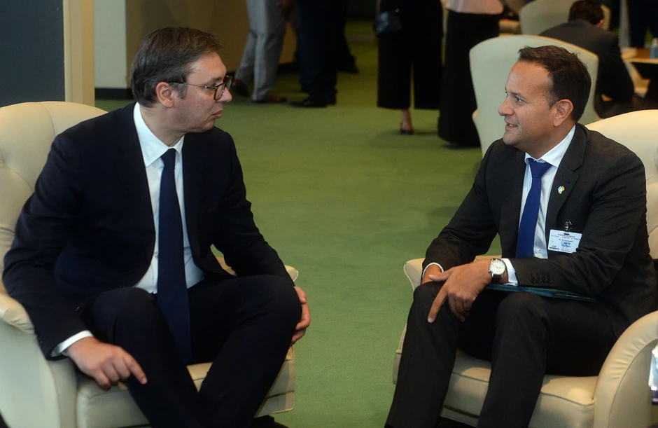Aleksandar Vučić i Leo Varadkar