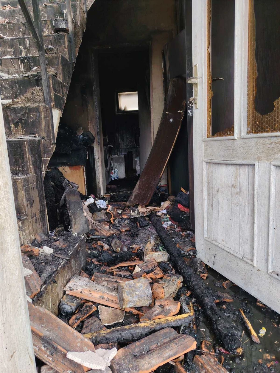 Iako je kuća uništena, Todorovići su srećni što u požaru niko nije stradao